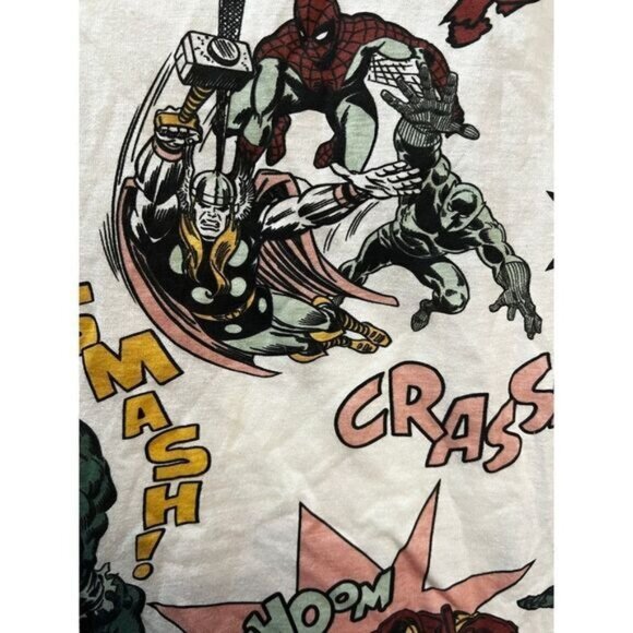 New‎ MARVEL Gender-Neutral All-Over Graphic T-Shirt for Kids 16 - Picture 4 of 4